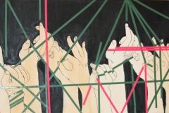 verzwickt, 39x90 Collage