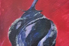 Samenkapsel, 26x36   Acryl