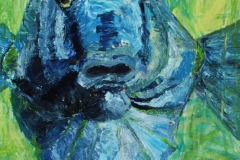 o.T., 49x49 Acryl auf Karton